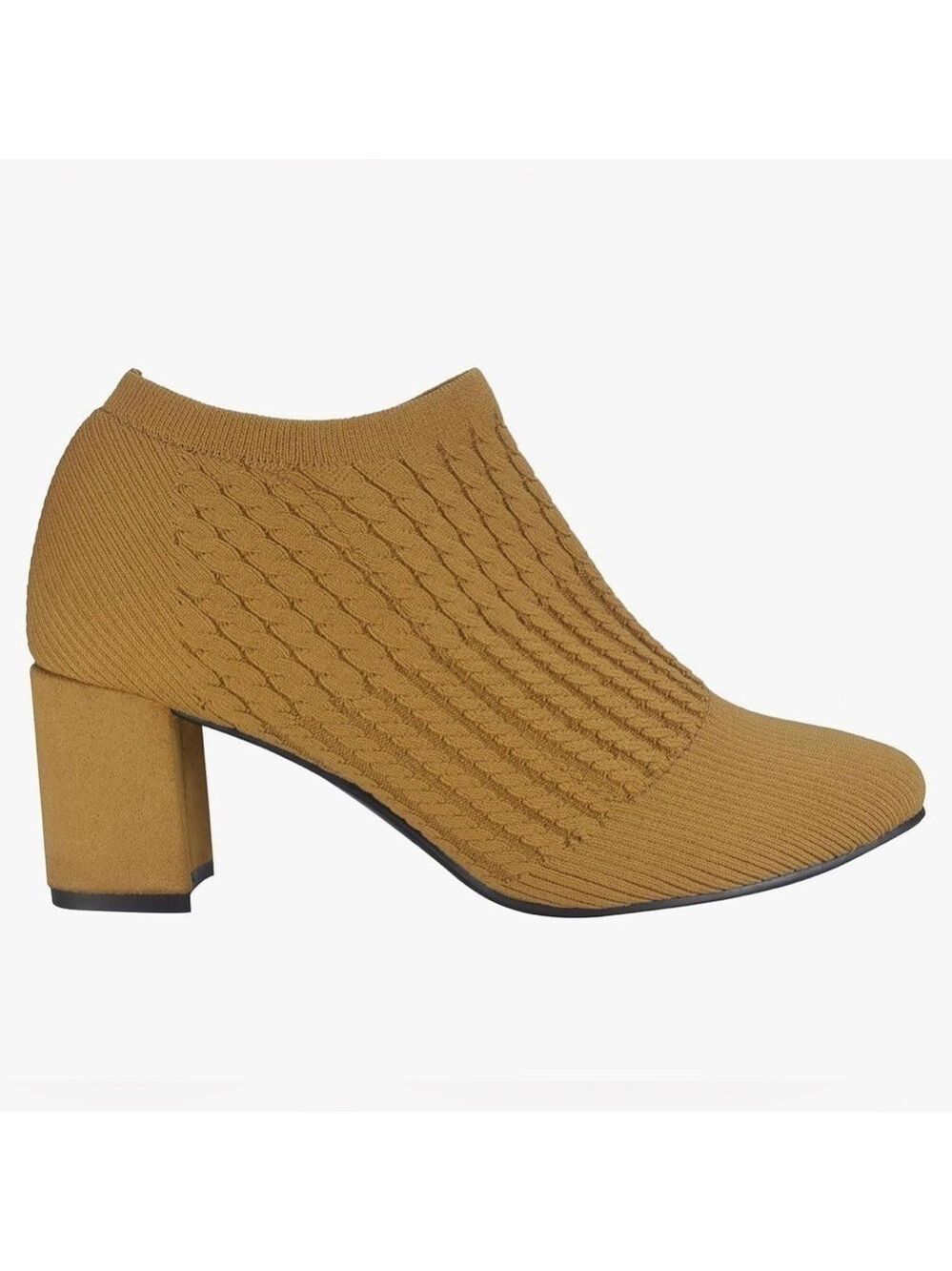 Impo Nancia Block Heel Stretch Knit Ankle Booties with Memory Foam - NWT - Picture 3 of 12